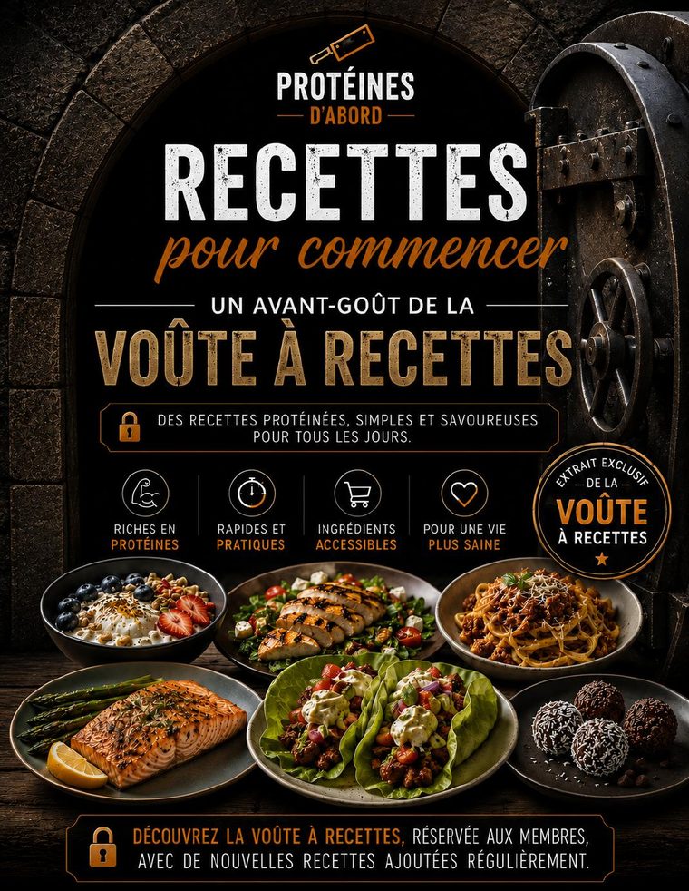 Recettes pour commencer