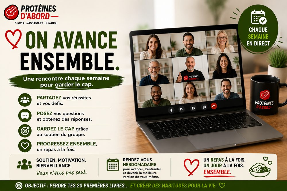 On avance ensemble — rencontre hebdomadaire